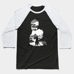 Black Myth: Wukong (Mono Illusion) Baseball T-Shirt